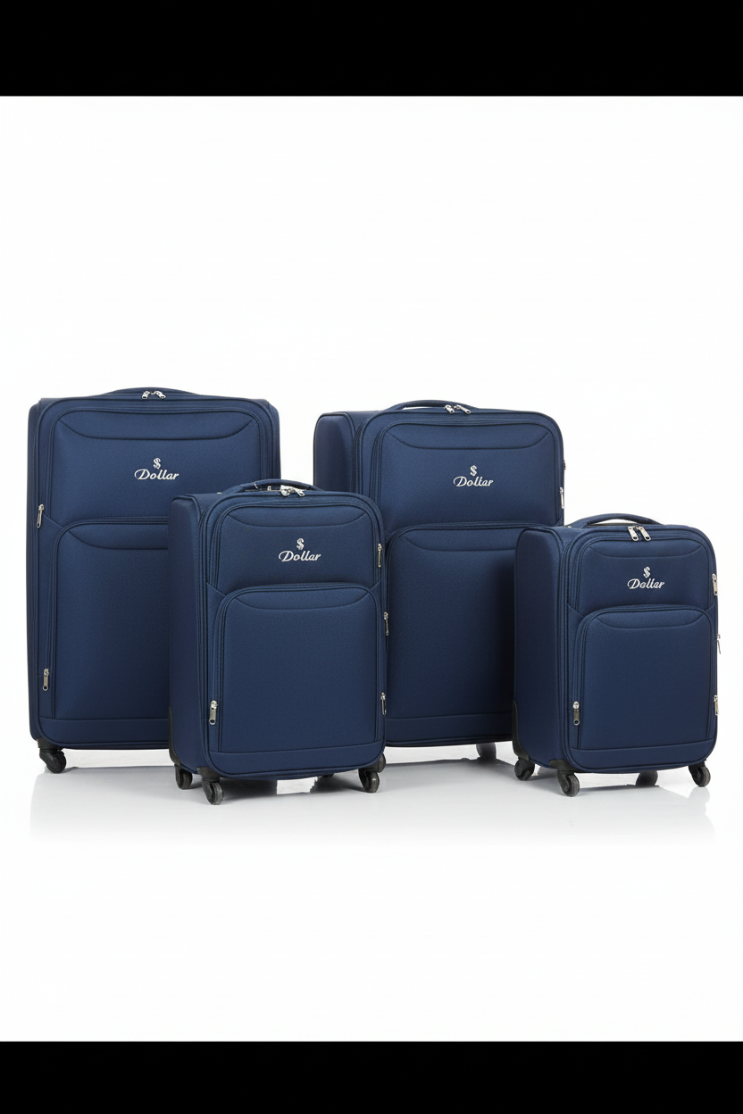 Dollar Luggage Set - Navy Blue Elegant