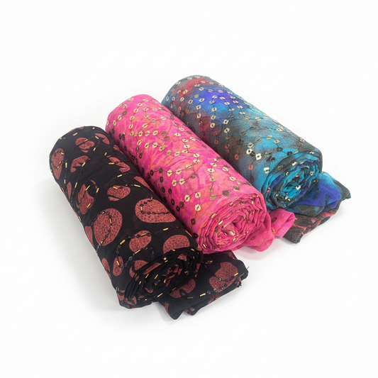 Embellished Sequin Fabric Rolls