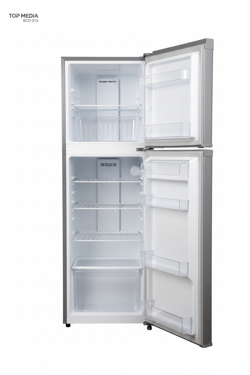 Top Mount MEDIA ማቀዝቀዣ | 215 L | 2 በር