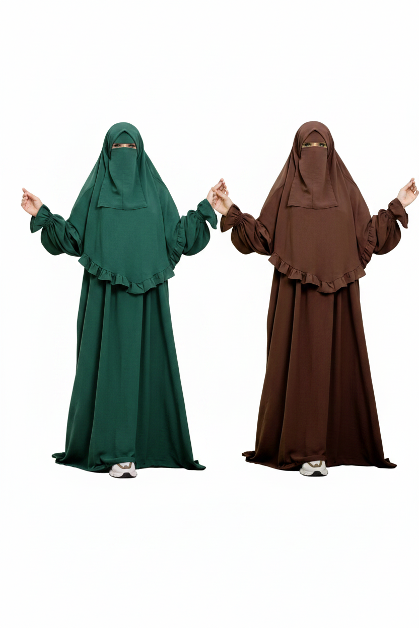 Jilbab Set - Clean Background