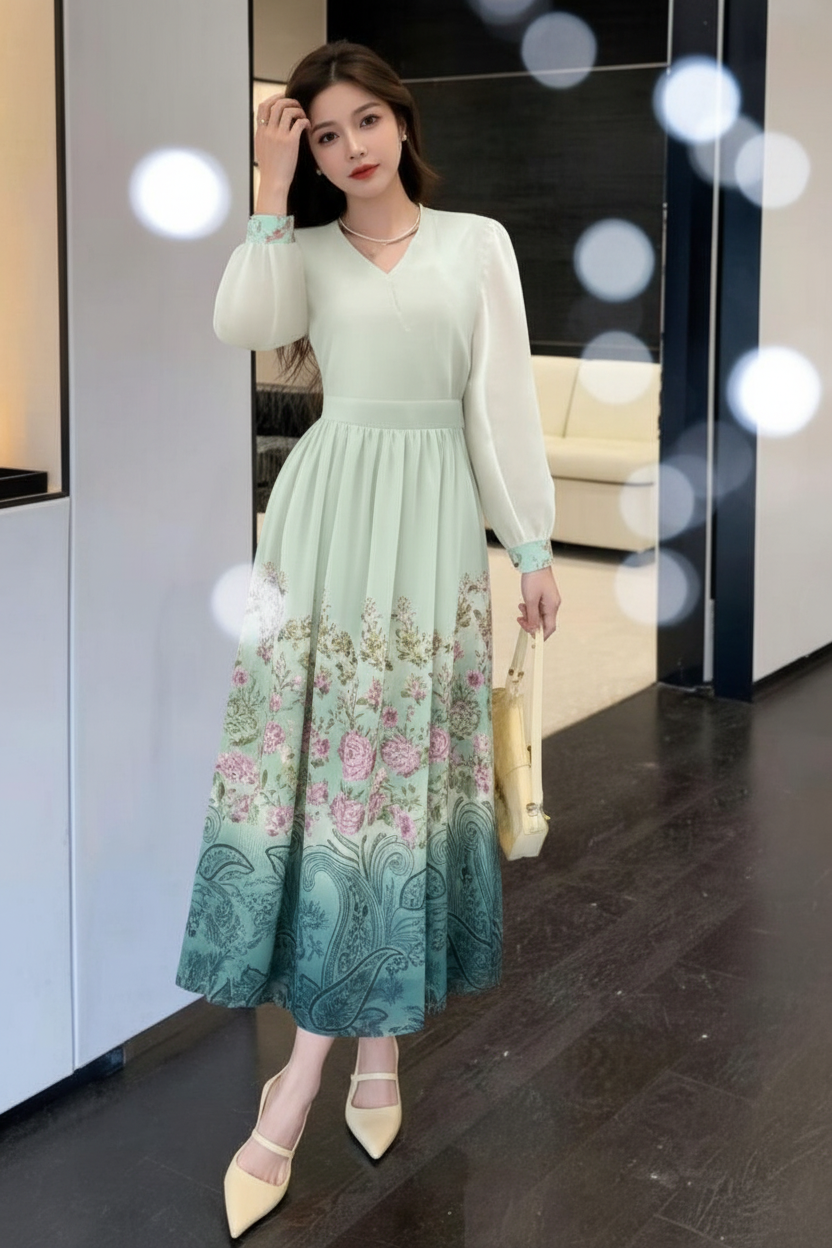 Mint Green Dress