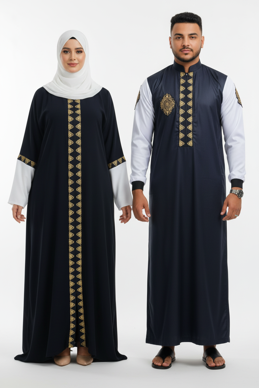 Navy Couple Set