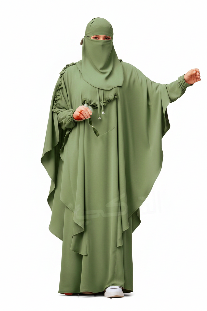 Olive Green Egyptian Jilbab
