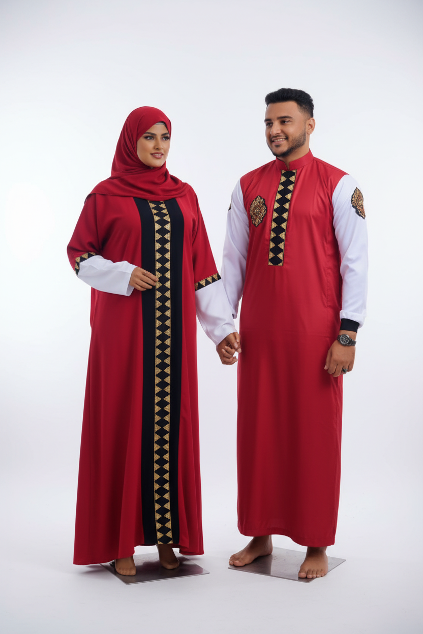 Red Couple Set