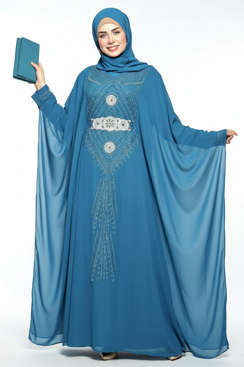 Teal Kaftan