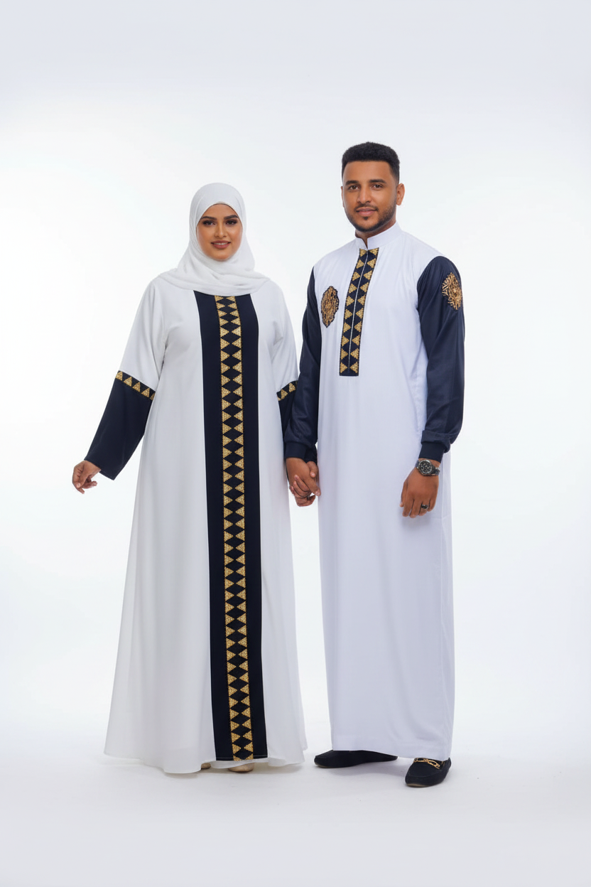 White Couple Set